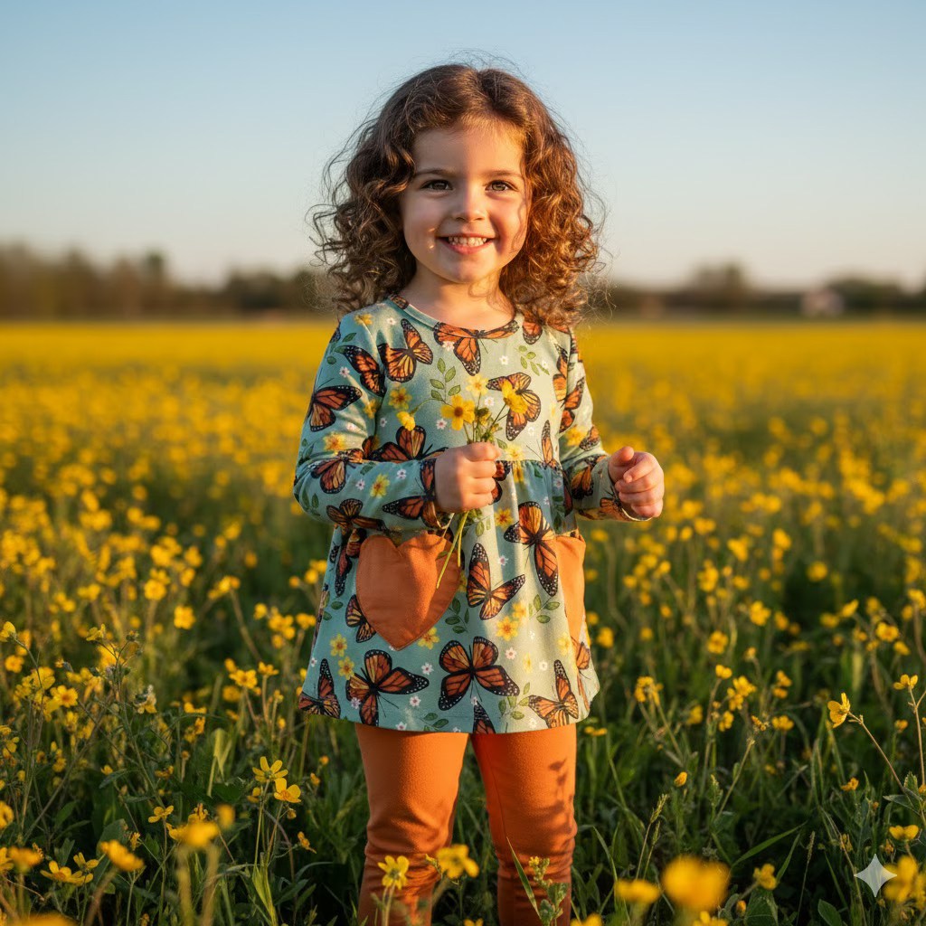 Monarch Meadow Dress