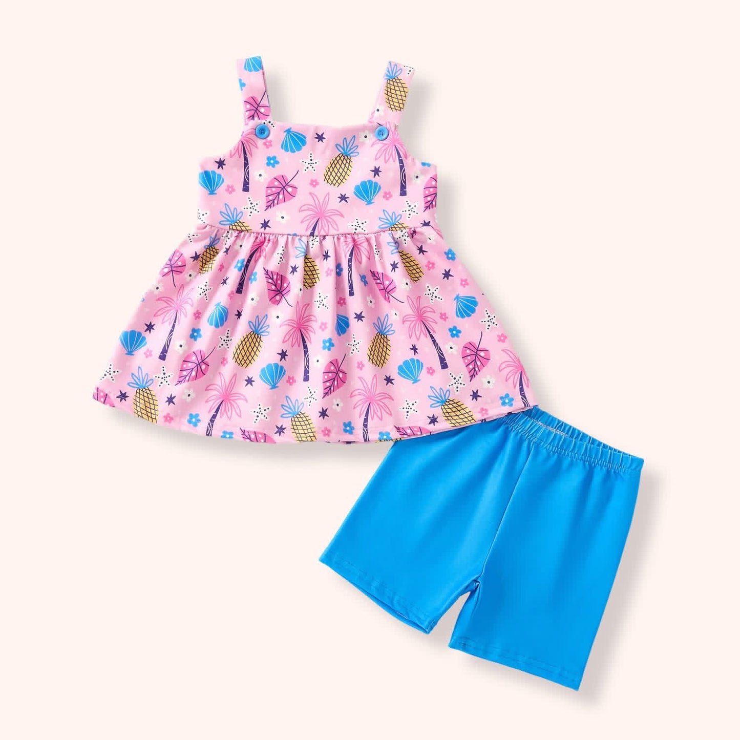 Palm Breeze Short Set