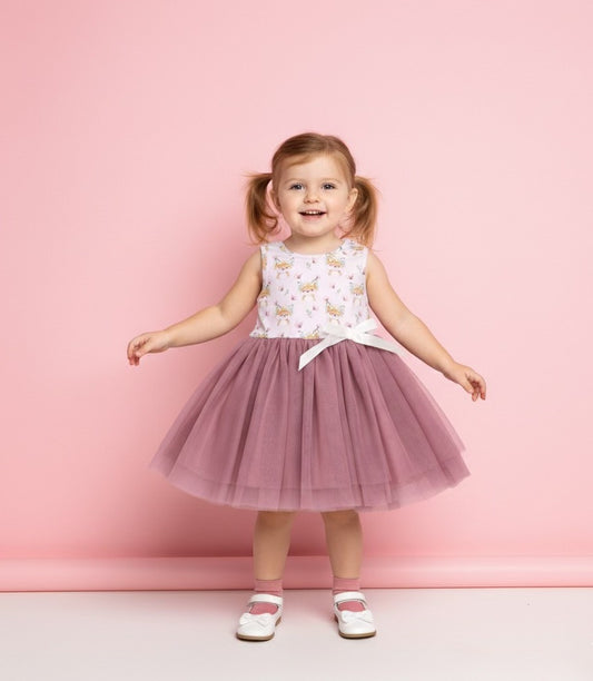Foxglove Tule Dress