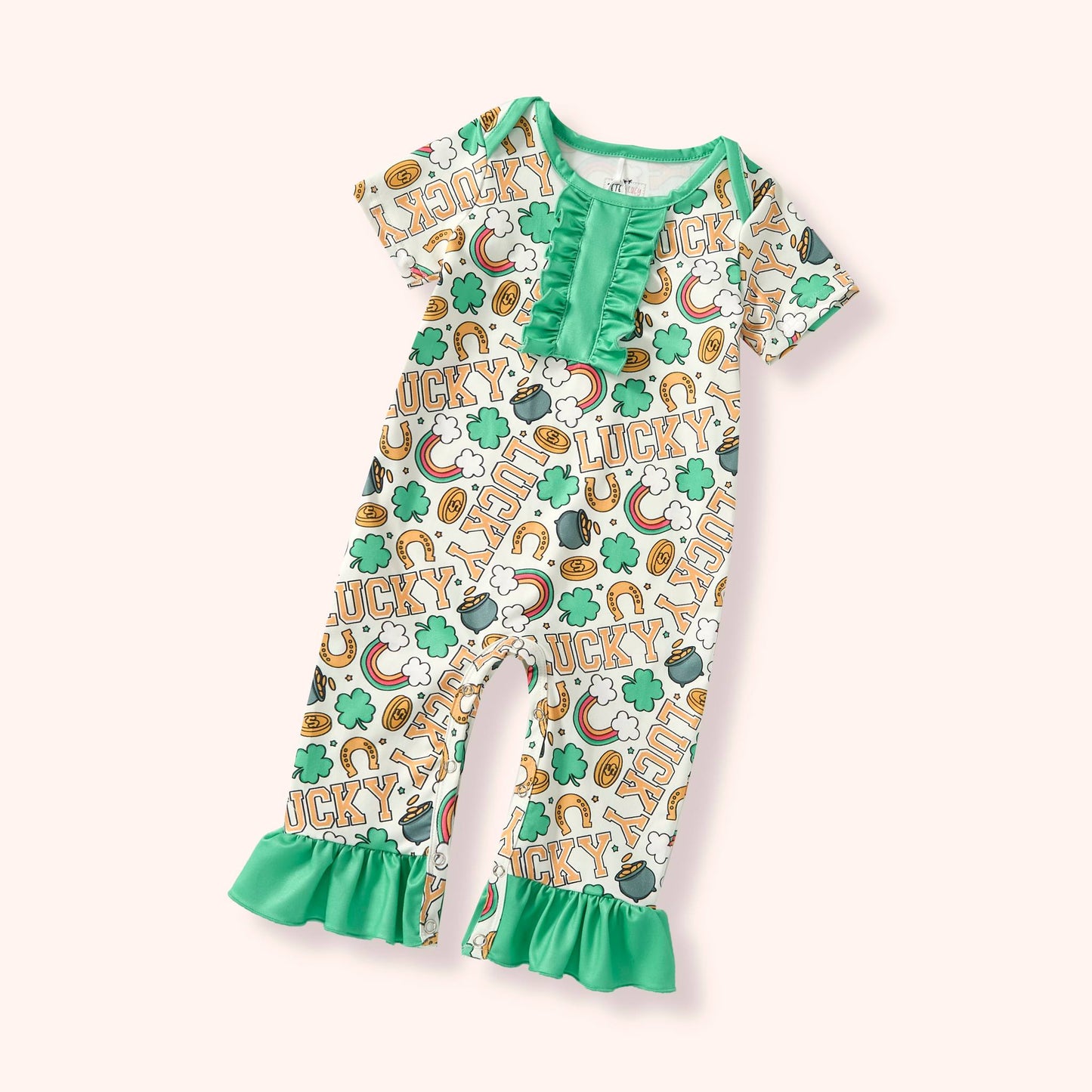 Lucky Me! Girls Romper