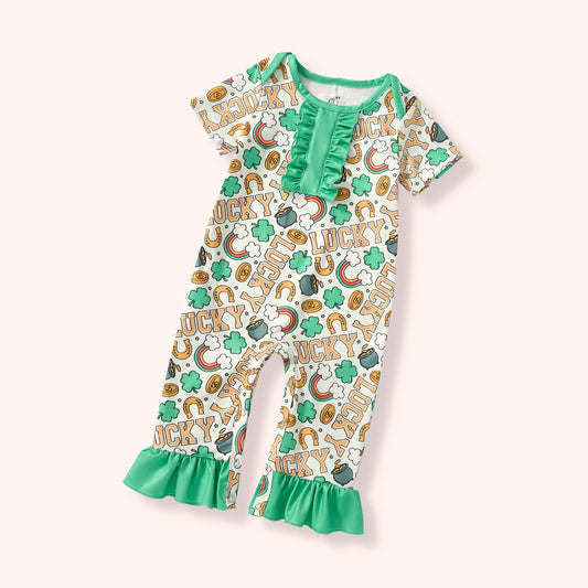 Lucky Me! Girls Romper