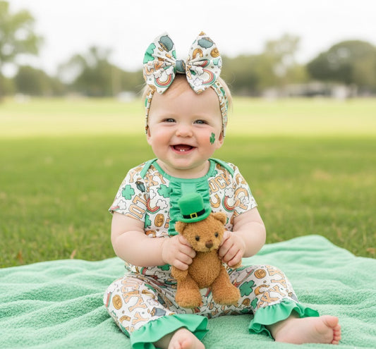 Lucky Me! Girls Romper