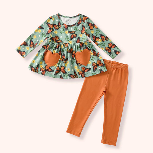 Monarch Meadow Pants Set