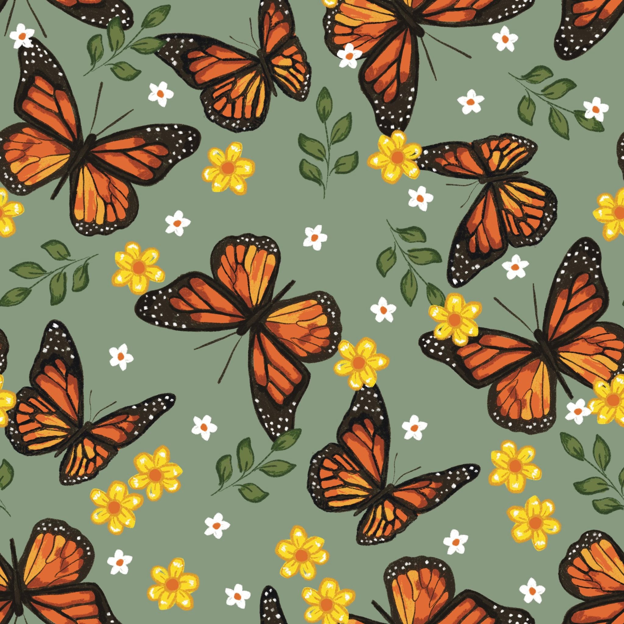 Monarch Meadow Romper