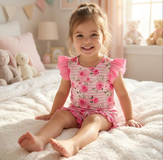 Pink Posies Loungewear Set