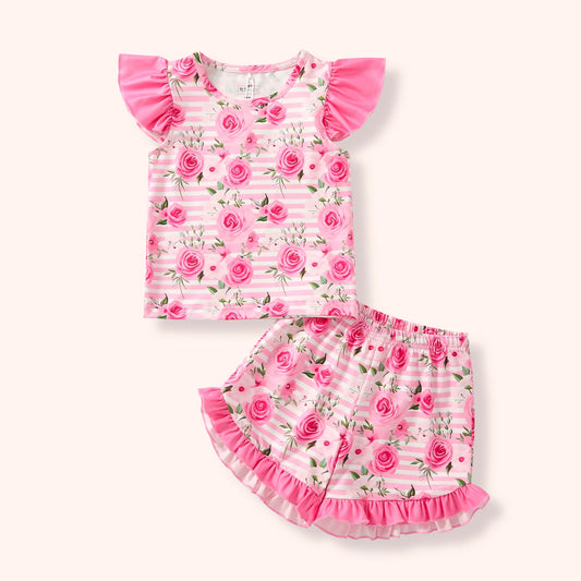 Pink Posies Loungewear Set