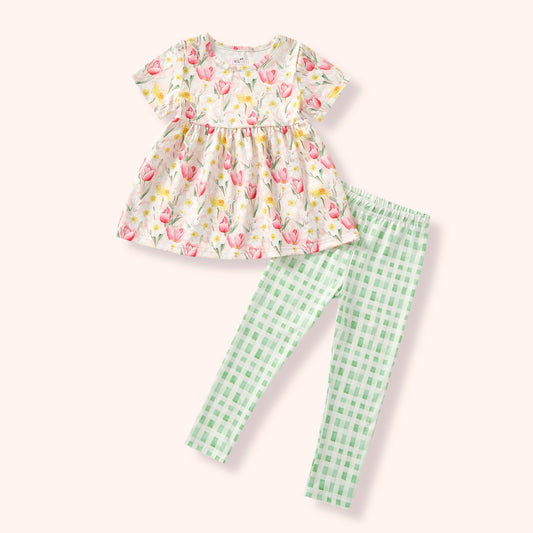 Spring Garden Pant Set